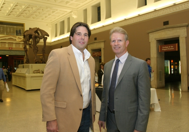 Former Buffalo Sabre Andrew Peters and John Leddy, M.D.