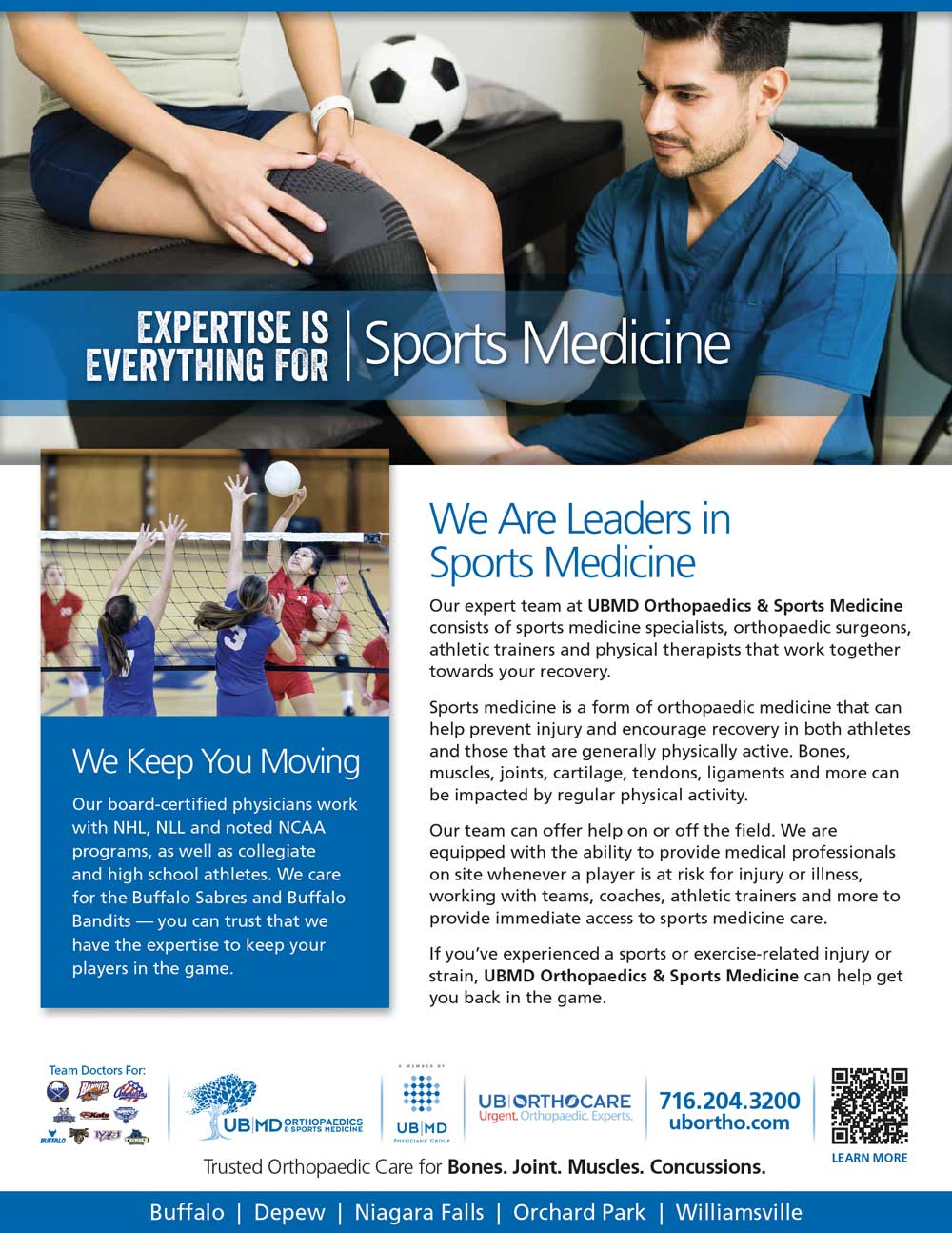 sports medicine brochure
