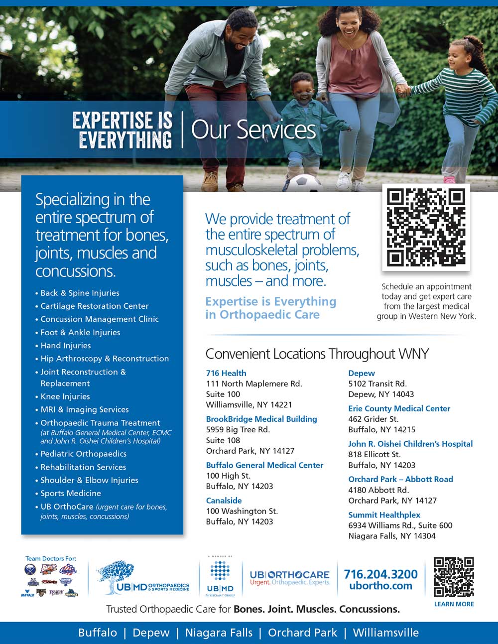 Our services brochure